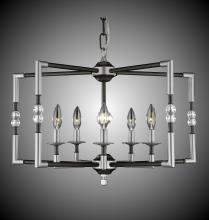  CH3603-35S-ST - 5 Light Magro Cage Chandelier